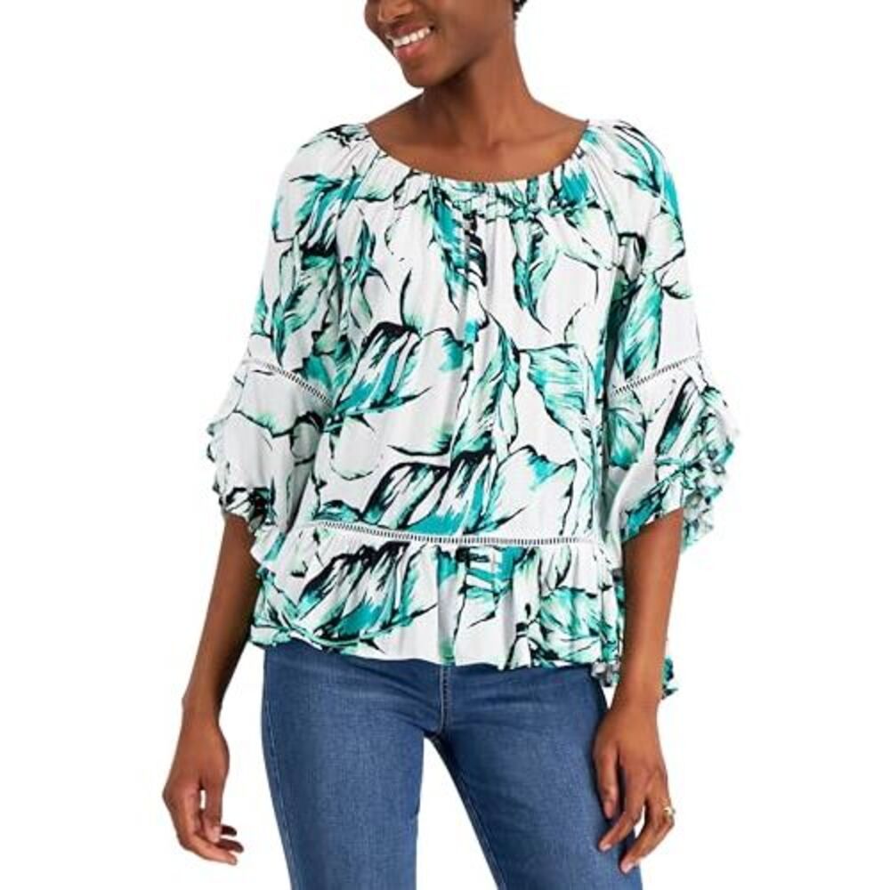 Fever Ruffled Hem Top - Picture 2 of 3